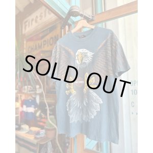 画像: 1993 HARLEY DAVIDSON OFFICIAL EAGLE OVER PRINT VTG T-SHIRT  L