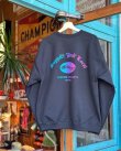 画像1: SIXHELMETS CHOPPERS“SUPPORT YOUR LOCAL”SWEATSHIRT BLACK×BLUE GRADATION