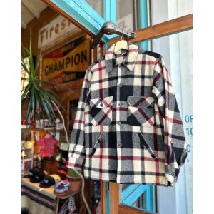 画像: 	70s VINTAGE WOOLRICH WOOL PLAID JACKET M