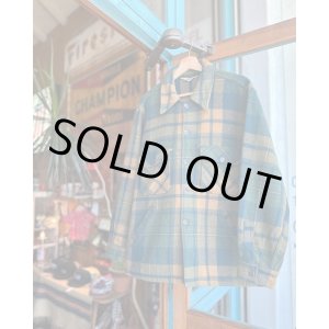 画像: 70s VINTAGE WOOLRICH WOOL PLAID JACKET L