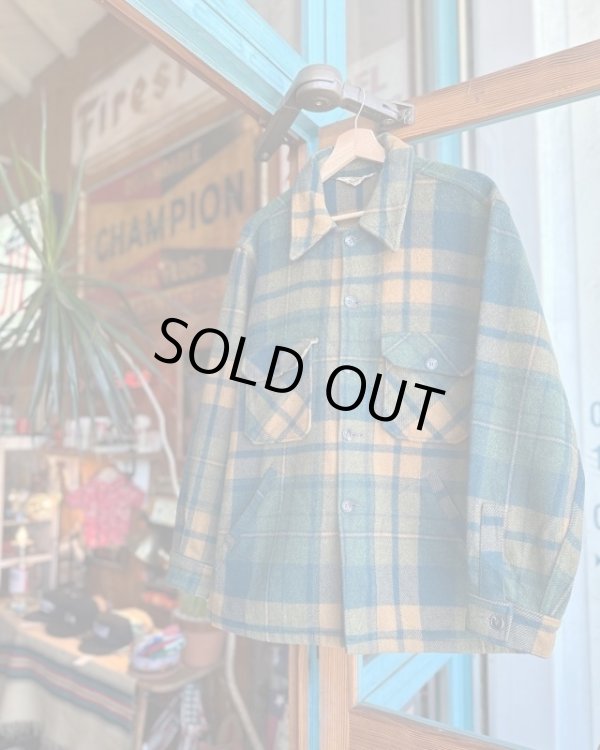 画像1: 70s VINTAGE WOOLRICH WOOL PLAID JACKET L