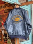 画像1: SIXHELMETS CHOPPERS “SUPPORT YOUR LOCAL” EMBROILED SATIN JACKET NAVY XXL