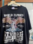画像4: 1999 WORLD FAMOUS STURGIS  RALLY AND RACES VTG T-SHIRT BLACK XL