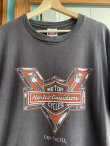 画像4: 90s HARLEY DAVIDSON CAPE COD VTG T-SHIRT FADE BLACK XL