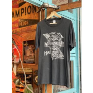 画像: 80s I KNOW WHAT MADE FAMOUS HARELY DAVIDSON OFFICIAL VTG T-SHIRT BLACK XL