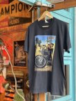 画像1: 80s BIKE&BIKE CUSTOM ACCESSORIES VTG T-SHIRT BLACK L