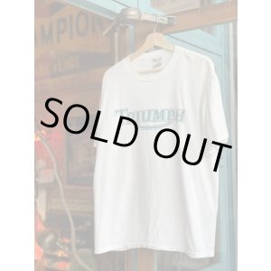 画像: 90s TRIUMPH DAVE’S CYCLE SERVICE ARIZONA VTG T-SHIRT WHITE XL