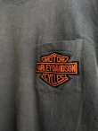 画像4: 1982 HARLEY DAVIDSON FISHER’S  VTG POCKET T-SHIRT FADE BLACK S