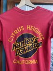 画像6: 80s HARLEY DAVIDSON CITRUS HEIGHT OFFICIAL VTG POCKET T-SHIRT RED S