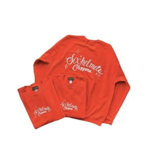 画像: SIXHELMETS CHOPPERS LOGO SWEATSHIRT DRAWN BY BOULEVARD FEVER ART ORANGE