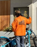 画像: SIXHELMETS CHOPPERS BOA COACH JACKET ORANGE DRAWN BY HOODOO MAN