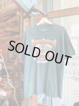 画像: 1987 HARLEY DAVIDSON V-TWIN SHOVELHEAD OFFICIAL VTG T-SHIRT GREEN 