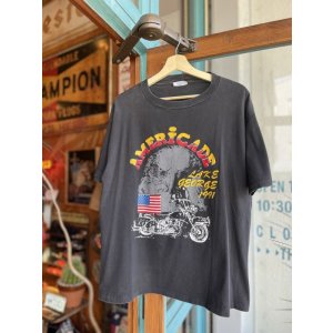 画像: 1991 BIKE WEEK LAKE GEORGE MOTORCYCLE VTG T-SHIRT BLACK XL