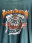 画像3: 1987 HARLEY DAVIDSON V-TWIN SHOVELHEAD OFFICIAL VTG T-SHIRT GREEN 