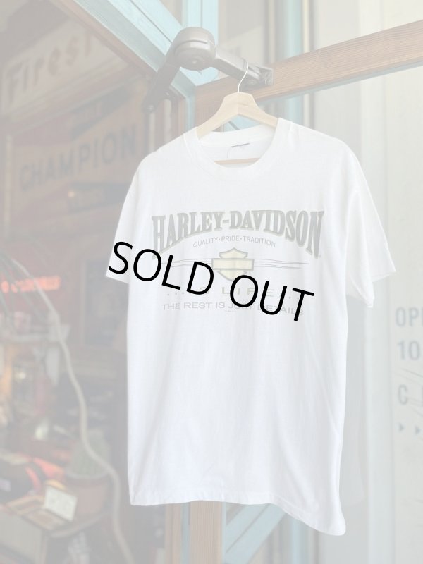 画像1: 1996 HARLEY DAVIDSON VTG T-SHIRT WHITE 