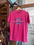 画像1: 90s HARLEY DAVIDSON CHOSA’S OFFICIAL VTG T-SHIRT PINK M