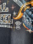 画像5: 80s HARLEY DAVIDSON OFFICIAL REAL STEAL VTG T-SHIRT BLACK L