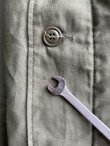 画像8: 80s USN A-2 DECK JACKET KHAKI GREEN  XL (2)