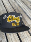 画像2: NOS VTG 80s “1956 CHEVY BEL AIR” TRUCKER  CAP BLACK (1)