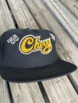 画像2: NOS VTG 80s “1956 CHEVY” TRUCKER  CAP BLACK