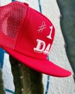 画像2: NOS  80s #1 DAD VTG MESH CAP RED