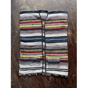 画像: VINTAGE 70s MEXICAN RUG VEST (2)