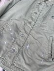 画像13: 80s USN A-2 DECK JACKET KHAKI GREEN M (15)