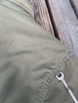 画像14: 80s USN A-2 DECK JACKET KHAKI GREEN L (12)