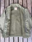 画像7: 80s USN A-2 DECK JACKET KHAKI GREEN M (15)