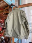 画像2: 80s USN A-2 DECK JACKET KHAKI GREEN L (12)