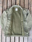 画像7: 80s USN A-2 DECK JACKET KHAKI GREEN M (18)