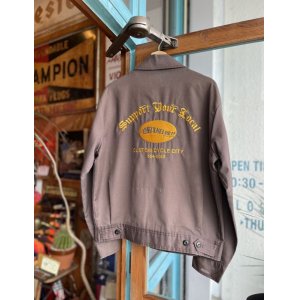 画像: SIXHELMETS CHOPPERS “SUPPORT YOUR LOCAL” EMBROILED WORK JACKET BROWN