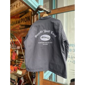 画像: SIXHELMETS CHOPPERS “SUPPORT YOUR LOCAL” EMBROILED WORK JACKET GRAY XL