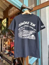 画像: VINTAGE 80s HARLEY DAVIDSON SMOKE'EM TILL THE WHEELS COME OFF FOR BIKERS ONLY T-SHIRT M