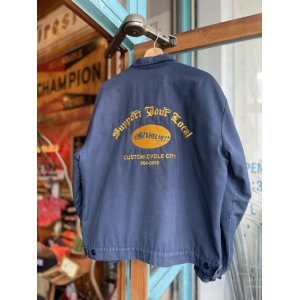 画像: SIXHELMETS CHOPPERS “SUPPORT YOUR LOCAL” EMBROILED WORK JACKET NAVY L