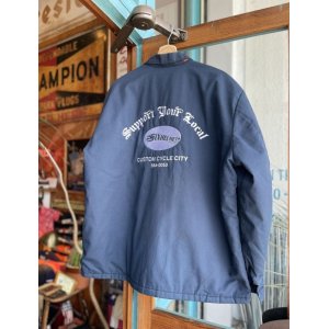 画像: SIXHELMETS CHOPPERS “SUPPORT YOUR LOCAL” EMBROILED WORK JACKET NAVY XL