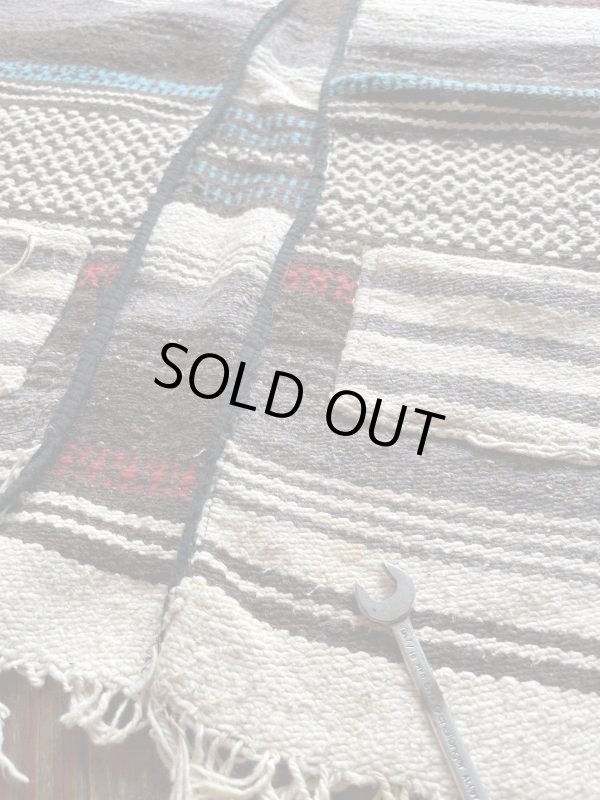 画像4: VINTAGE 70s MEXICAN RUG VEST (10)