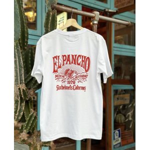 画像: SIXHELMETS CABRONES×EL PANCHO MEXICAN T-SHIRT WHITE DRAWN BY GRIMB