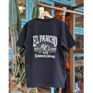 画像: SIXHELMETS CABRONES×EL PANCHO MEXICAN T-SHIRT BLACK DRAWN BY GRIMB