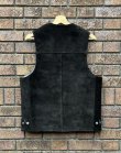 画像2: THE GOOD LETHER VEST SUEDE BLACK