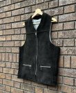 画像3: THE GOOD LETHER VEST SUEDE BLACK