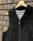 画像4: THE GOOD LETHER VEST SUEDE BLACK