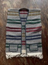 画像: VINTAGE 70s MEXICAN RUG VEST (17)