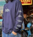 画像3: SIXHELMETS CHOPPERS DRAWN BY BOULEVARD FEVER ART L/S T-SHIRT NAVY