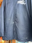 画像7: SIXHELMETS CHOPPERS DRAWN BY HOODOOMAN VTG WORK JACKET NAVY M