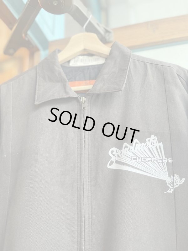 画像4: SIXHELMETS CHOPPERS DRAWN BY HOODOOMAN VTG WORK JACKET BROWN M