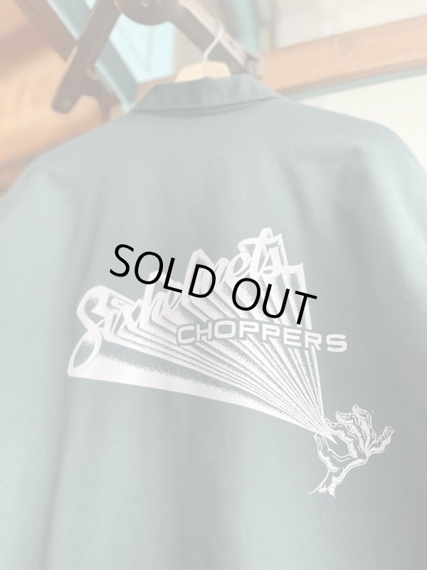 画像3: SIXHELMETS CHOPPERS DRAWN BY HOODOOMAN VTG WORK JACKET GREEN M