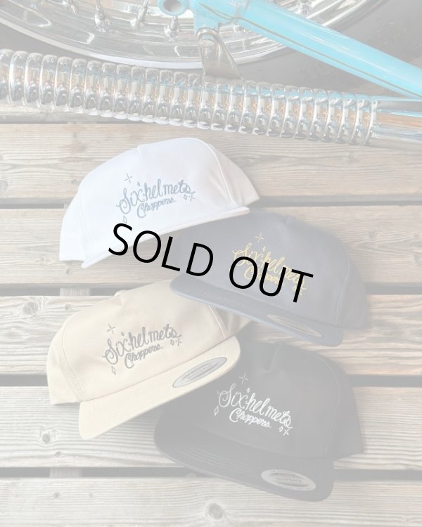 画像2: SIXHELMETS CHOPPERS CAP DRAWN BY BOULEVARD FEVER ART NAVY×GOLD