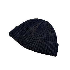 画像: THE GOOD COTTON WATCH CAP BLACK