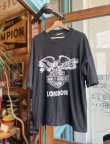 画像1: 1986 HARLEY DAVIDSON LONDON VTG T-SHIRT BLACK XL